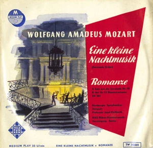 MOZART Nachtmusik, Serenade K.361 KEILBERTH Bamberg RIAS Telefunken TW-30001 10" - Picture 1 of 3