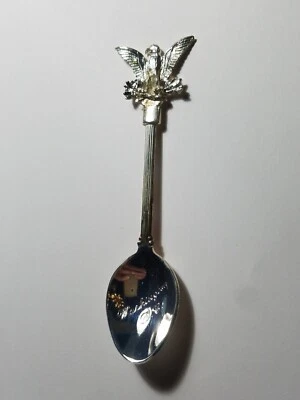 Vintage Collectors Watsons Real Silver Coffee Spoon American Bald Eagle - Image 1 of 4