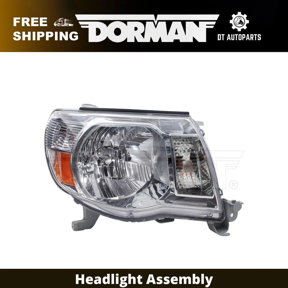 Para 2005-2011 Toyota Tacoma Dorman conjunto de farol direito 2006 2007 2008 2009 - Imagem 1 de 4