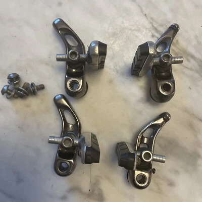 Juego de 4 pinzas de freno voladizas vintage SHIMANO STX RC BR-MC33 con pernos de montaje Foto 1 de 4