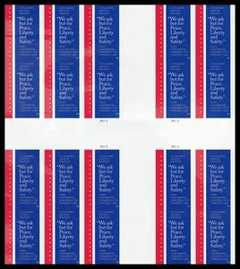 US 5939a First Continental Congress imperf NDC cross gutter block 20 B MNH 2024 - Picture 1 of 1