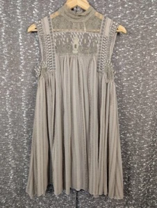 Free People Penny Georgette Babylon Lace/Embroidered Dress Women's Small - Picture 1 of 13
