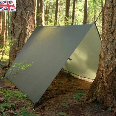Hammock Rain Fly Tent Tarp 3x3m Waterproof Shelter for Outdoor, Travel, Sunshade - Image 1 of 4
