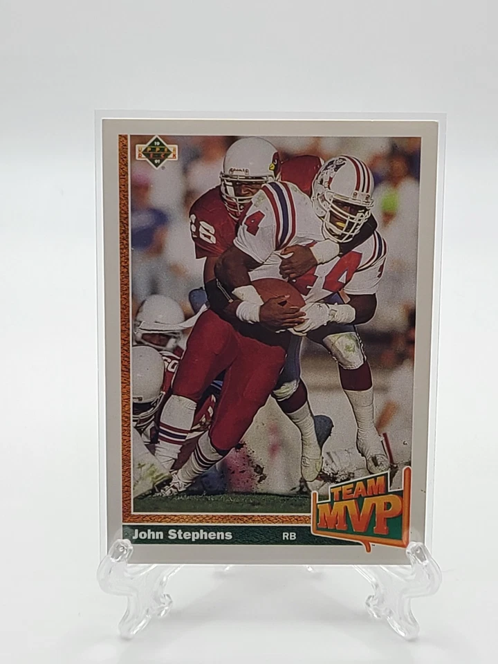 1991 Upper Deck Football John Stephens Team MVP New England Patriots #467 - Image 1 of 1