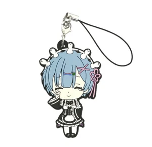 Re: Zero Anime Linda Mascota Goma Llavero PVC Dije ~ Sonrisa y Lágrimas Rem @71094 - Imagen 1 de 2