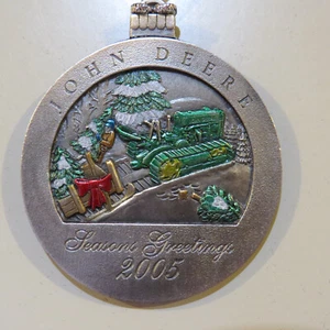 John Deere 2005 #10 "Linderman Crawler" Pewter Ornament JD-426-E - Picture 1 of 3