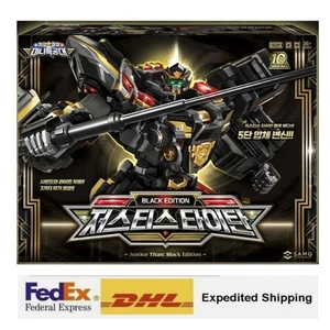 Miniforce Super Cops JUSTICE TITAN BLACK EDITION Transformer Robot Toy+ EXPRESS - Picture 1 of 12