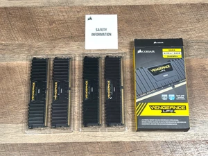Corsair Vengeance LPX 64GB (4x16GB) DDR4 2666 CMK64GX4M4A2666C16 - Picture 1 of 3