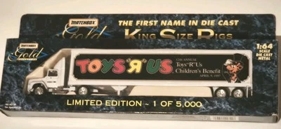 TOYS "R" US CHILDREN BENEFIT TRUCK 1:64 MATCHBOX KING SIZE RIGS  42729 OVP BOX - Bild 1 von 4