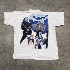 Vintage Selena Shirt Herren Large weiß Rap Tee Las Mil Caras La Reyna Tex-Mex 90s - Bild 1 von 9