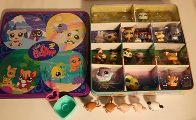Littlest Pet Shop коллекционеров олово 2009 Hasbro цель эксклюзивный LPS 1120-1134 читать - Изображение 1 из 4