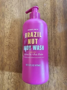 Trader Joe's Brazil Nut Body Wash Coconut Oil Shea Butter 16oz New - Picture 1 of 2