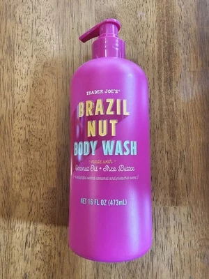 Trader Joe's Brazil Nut Body Wash Coconut Oil Shea Butter 16oz New - Image 1 of 2