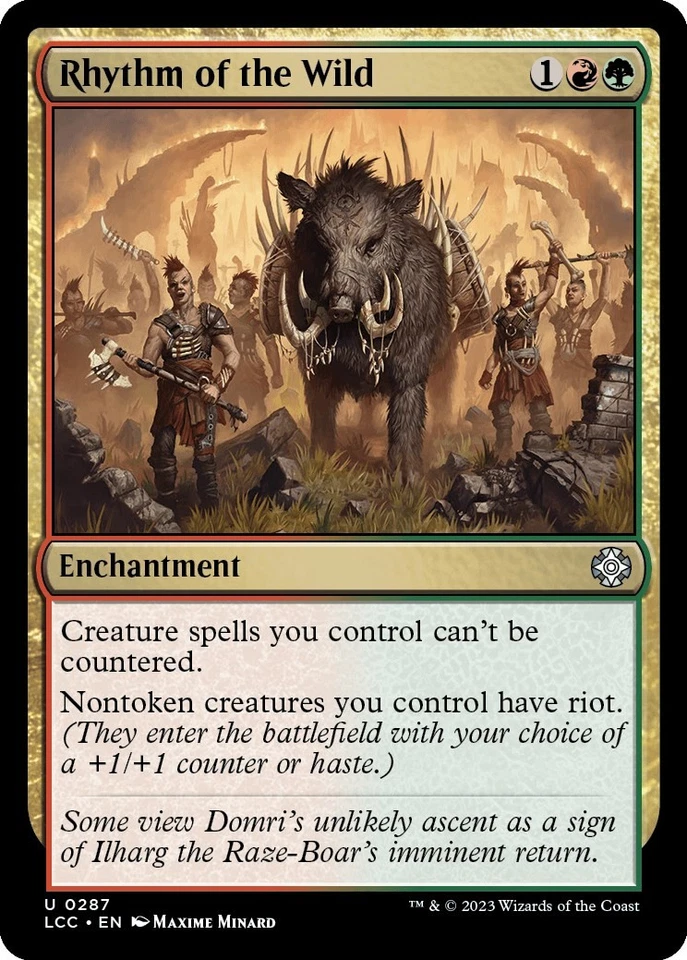 Rhythm of the Wild 287 NM Normal Commander: The Lost Caverns of Ixalan MTG EN - Image 1 of 1