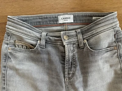 Cambio Jeans Piper Short grau Gr. 36 - Bild 1 von 4