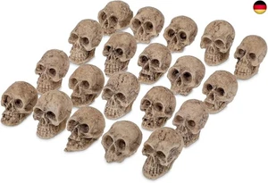 Andibro 20 Stück Totenkopf-Set aus Harz, Mini Deko Totenkopf Figuren Halloween  - Bild 1 von 8