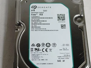 Seagate Recertified Exos 7E8 ST8000NM0075 8 To SAS 3 3,5 pouces Enterprise Drive - Photo 1/6