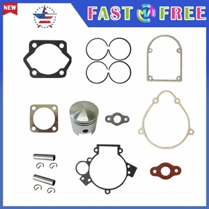 Piston & Pin Clips Wrist & Gasket Set Fit 80cc Motorized Bicycle Bike Repair - Imagen 1 de 7