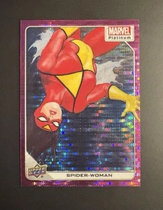 2023 Upper Deck Marvel Platinum Pink Pulsar 25/33 Spider-Woman #42 - Bild 1 von 2
