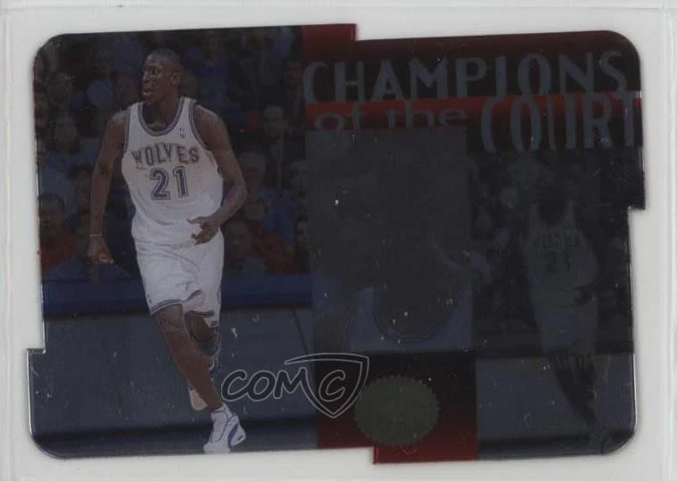 1995-96 SP Championship Series Die-Cut Kevin Garnett #C16 Rookie RC HOF - Image 1 of 2