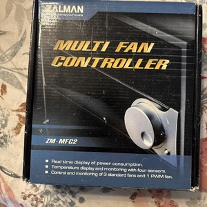 Zalman ZM-MFC2 Multi Fan Controller - Digital LCD Screen Fan Control Brand New - Afbeelding 1 van 8