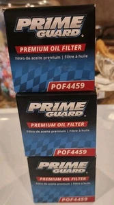 Three boxes of Prime Guard Premium Oil Filters, model POF4459, New - Picture 1 of 3