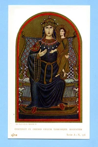 SANTINO ANTICO SANTA MADRE di DIO IMAGE PIEUSE - HOLY CARD SANTINI - Picture 1 of 1
