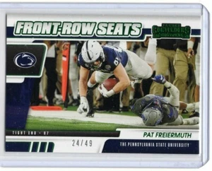 PAT FREIERMUTH 2021 Contenders Selecciones del draft ASIENTOS DE PRIMERA FILA VERDE NOVATO #24/49 - Imagen 1 de 1