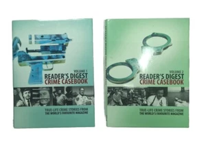True Life Crime Stories Reader's Digest Crime Casebook Hardcover Books Vol 1 & 2 - Picture 1 of 4