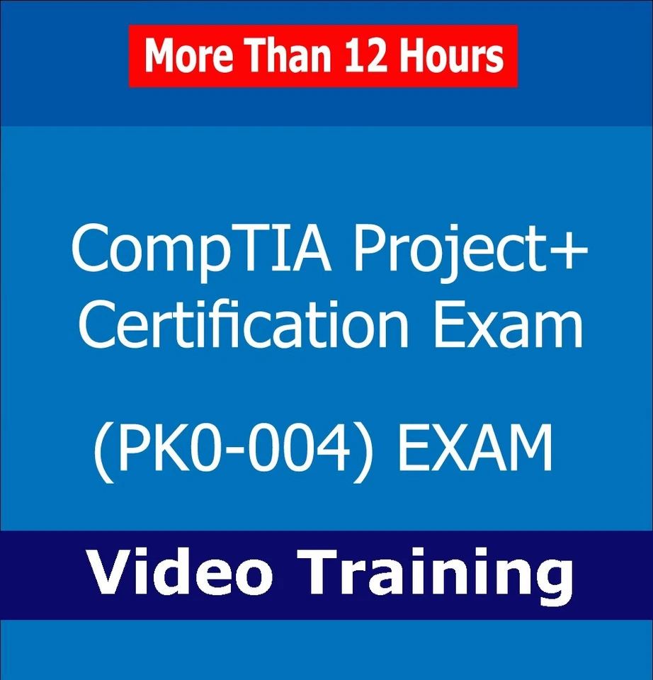 CompTIA Project+ PK0-004 Certification Exam Video Training Course Tutorial - Image 1 of 1