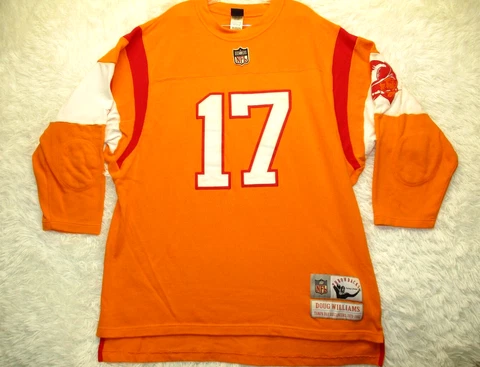 Doug Williams Tampa Bay Buccaneers Sweatshirt Reebok Throwbacks Men's 2XL XXL Cover