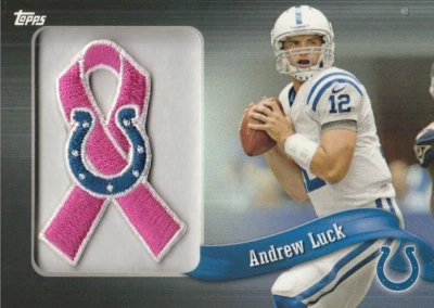2013 Topps Ribbons Pink Team Logo #PR-AL Andrew Luck - Image 1 of 2