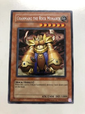 YuGiOh Granmarg The Rock Monarch TP8-EN007 Rare Tournament Pack VLP/NM - Image 1 of 2