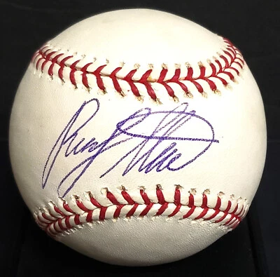 Rusty Staub autographed baseball (ROMLB NY Mets Tigers Expos Astros SC) AW COA - Image 1 of 3