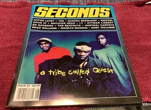 SECONDS MAGAZINE #27: A Tribe Called Quest-YES- Marilyn Manson 1994 - Picture 1 of 2