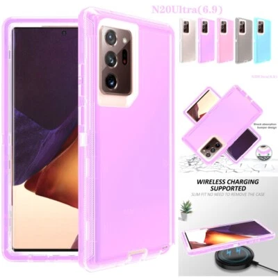 For Samsung Galaxy Note20 Ultra Note10 Shockproof Clear Crystal Phone Case Cover - Imagem 1 de 4