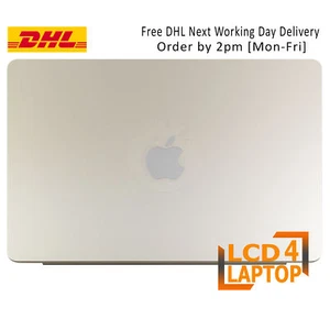 Per MacBook Air 13,6" A2681 EMC 4074 assemblaggio schermo LCD 2022 Starlight - Foto 1 di 3
