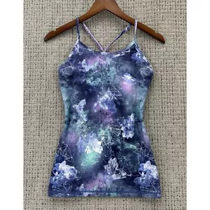 Ivivva By Lululemon Tank Top Girls Size 14 Multicolor Built In Bra Tie Dye - Picture 1 of 10