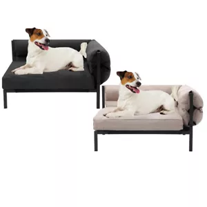 Paws & Claws Medium Size Elevated Sofa Pet/Dog Sleeping Bed - Picture 1 of 3