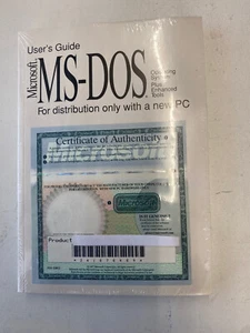 Microsoft MS-DOS Software, Betriebsystem, operating system, Workstation - Bild 1 von 2