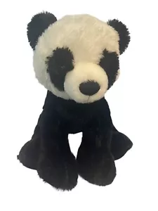Peluche Aurora Panda Bear blanco y negro 14" vintage - Imagen 1 de 10