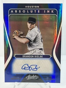 2022 Panini Absolute Absolute Ink#AI-BB Brandon Bielak Spectrum Blue /75 - Picture 1 of 3
