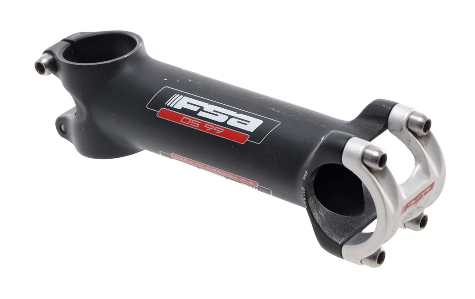 FSA OS-99 3-D Forged Alloy Road Bike Stem 31.8 x 120mm +/-6º Titanium Bolts 128g - Image 1 of 4