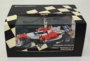 MINICHAMPS 1:43 PANASONIC TOYOTA RACING TF105 TOYOTA'S 1ST PODIUM 2005 J.TRULLI - Picture 1 of 6