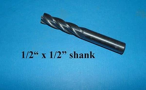FRÄSBOHRER 1/2 ZOLL X 1/2 ZOLL SCHAFT X 4 ZOLL LANG BOHRER HOHE GESCHWINDIGKEIT  - Bild 1 von 1
