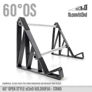 UNIVERSAL STAND for SYNTHS / CONTROLLERS / FX - 60° - Open Style - 60L200F50 - Picture 1 of 11