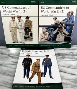 British & US Commanders of World War II, 1 & 2  Elite Series History Book Bundle - Picture 1 of 23