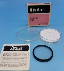 52mm Skylight 1A Glass Lens Filter Japan Genuine 52mm Sklight 1A Vivitar - Picture 1 of 4