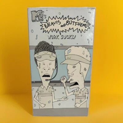 Beavis And Butthead - Work Sucks - Promotional VHS - 1994 MTV Networks - Image 1 of 4