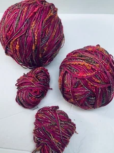 Lucci Yarns Iristape LotOfFroggedBallsCotton/Acrylic/PolyesterWith Metallic #2 - Picture 1 of 3